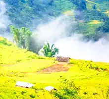 Direct tourist transfer bus service traveling from Ninh Binh to Sapa