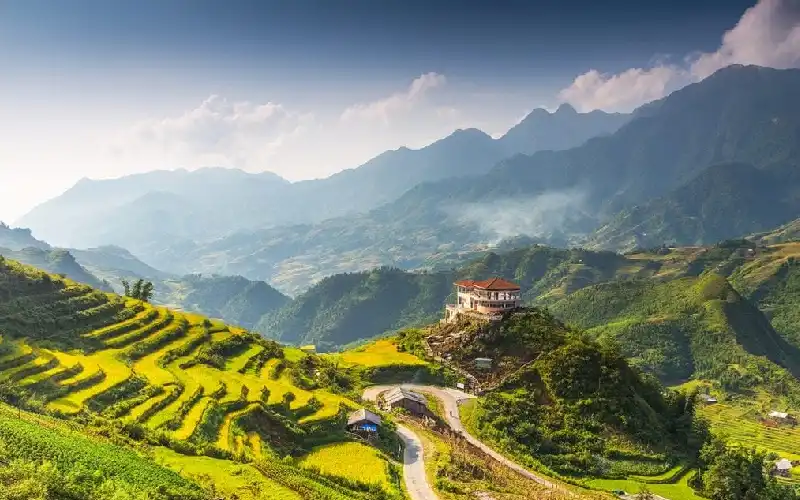 Muong Hoa Valley rice terraces in Sapa