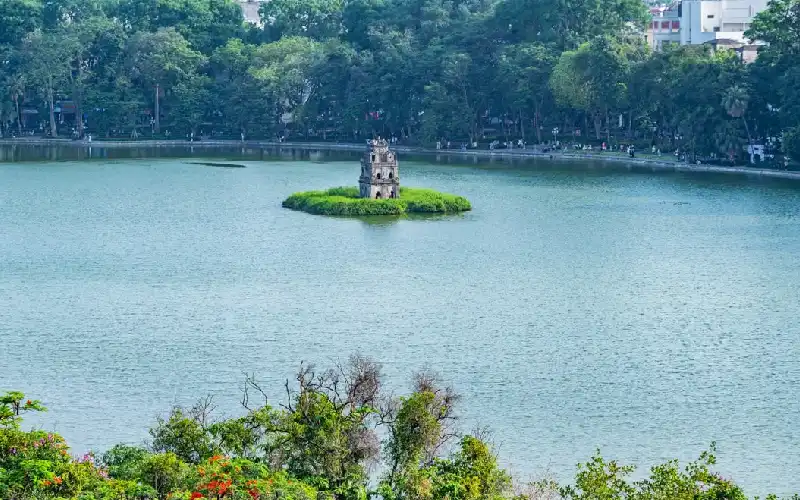 Hanoi Old Quarter and Hoan Kiem Lake in Northern Vietnam