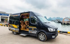 Hanoi to Cat Ba limousine bus transfer
