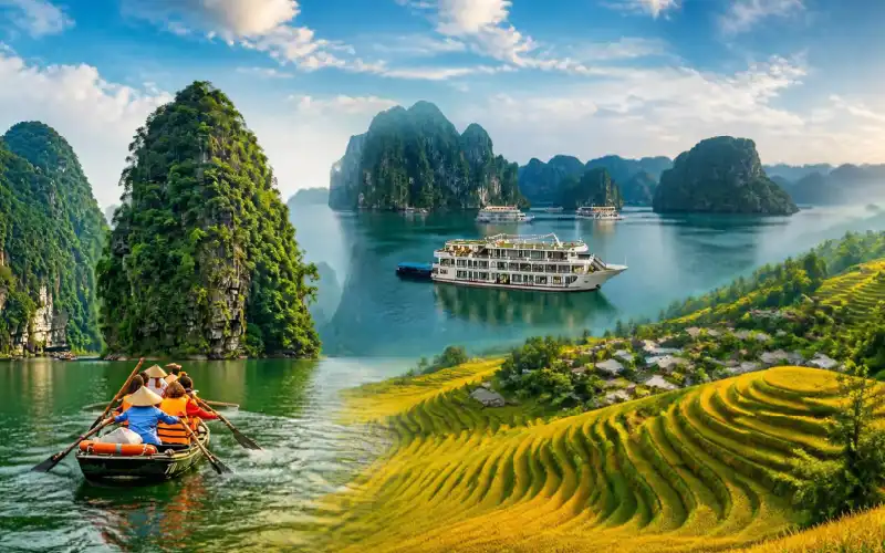 Northern Vietnam 10 days itinerary featuring Hanoi Ninh Binh Ha Long Bay and Sapa