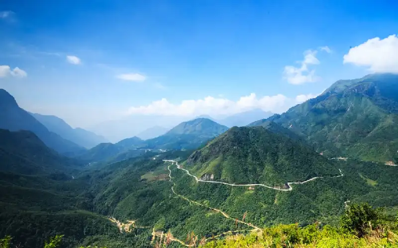 Northern Vietnam travel guide with mountains, river and countryside landscape