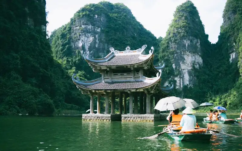Trang An limestone landscape in Ninh Binh